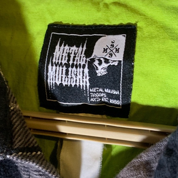 Y2K metal mulisha flannel shirt - Picture 3 of 6